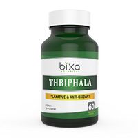Bixa Botanical Triphala Extract 40% Tannins, Ayurvedic Herb for Laxative & Anti-Oxidant, Herbal Supplement for Healthy Digestion & Absorption of Nutrients, Veg Capsules 60 Count (450mg)