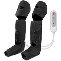 Thigh And Calf Massager With Knee Heating, Massage Boots Machine, Foot And Calf Massage With Handheld Controller, Leg Air Massager For Circulation Sequential Compression Wraps, Foot Massager Leg Wraps