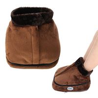 Electric Foot Massager, Velvet Foot Warmer Massager Soft and Cozy 2 in 1 Shiatsu Foot Massager with Heat (#1)