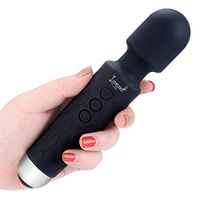 Wand Massager Handheld Cordless Waterproof Massage with 8 Powerful Speeds and 20 Modes, Rechargeable Electric Massager for Back Neck Shoulder