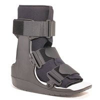 OTC Walker Boot Delux Short Low Top Leg Cast, Black, Large