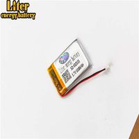 BIHUADE 3.7V 602535 600mAh Jst Ph1.25 Connector Plug Lithium Polymer Li-Po Battery Lithium Ion Polymer Rechargeable Battery for MP4 GPS MP3 Bluetooth Stereo DIY Gift (602535)