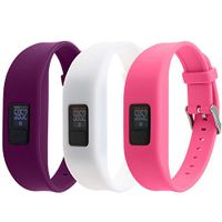 QGHXO Band for Garmin Vivofit 3 / Vivofit JR, Soft Silicone Replacement Watch Band Strap for Garmin Vivofit 3 / Vivofit JR/Vivofit JR 2 Activity Tracker, Fit 6.0 inches-9.0 inches (152mm-230mm) Wrist