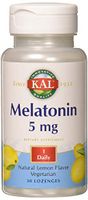 KAL 5 Mg Melatonin, Lemon, 30 Count