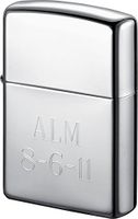 Personalized Zippo Armor Polished Chrome Lighter with Free Engraving