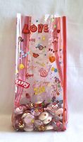 Happy Valentine's Day Love Cello Bags 4" x 2 1/2" x 9 1/2" - Pack of 25