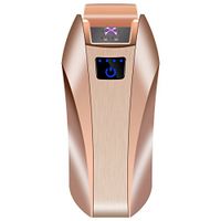 Lighters Dual Arc Lighter USB Double Lighter Plasma Electronic Rechargeable Flameless Windproof Portable Good for Cigar Cigarette Candle Pipe