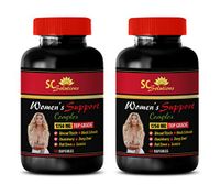 Wellness Herbal Formula - Women's Support Complex 1256 MG - Dong quai Root Powder - 2 Bottles (120 Capsules)