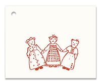 100 Teddy Bear Friends Tags & 100 Cut Strings for Crafts & Gifts. 2-1/8"x 2-3/4" Personalize & Price Your Garden Merchandise and Yard Art.