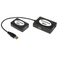 Tripp Lite 4-Port High Speed USB 2.0 over Cat5 Hub with 3 local Ports and 1 Remote Port(U224-1R4-R)