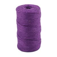 uxcell Burlap Holiday Wedding Decoration Craft Ribbon Rope String 100M Length Purple
