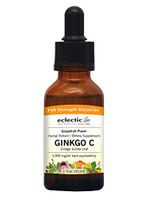 Eclectic Ginkgo C Grape Fruit Glycerite, Orange, 1 Fluid Ounce