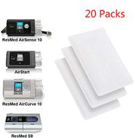 CPAP Filters for ResMed S9, ResMed AirSense 10, ResMed AirCurve 10, AirStart, Disposable Universal Replacement Filter (20 Pack）