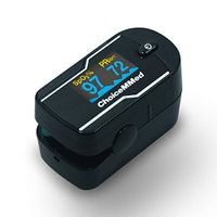 ChoiceMMed Fingertip Blood Oxygen Saturation Monitor with LED Screen | Digital Readings for SpO2, Pulse Rate, BPM, and Blood Oxygen | Fast, Accurate Results with Customizable Alarms