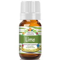 Pure Gold Lime Essential Oil, 100% Natural & Undiluted, 10ml