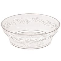 Hanna K. Signature Collection 40 Count D'Vine Bowl, 10-Ounce, Clear Plastic