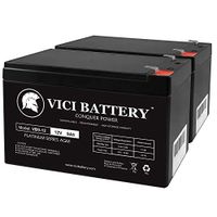 12V 9Ah SLA Battery for Avigo Extreme Electric Scooter - 2 Pack - VICI Battery Brand Product