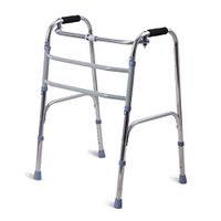 Luckya Rollator Elderly Standing Walking Frame Disabled Walking Aid Walker Foldable Non-Slip Walking Stick with Hospital