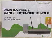 Amped Wireless B1912 Ultra Fast Wi-Fi Router and Range Extender Bundle