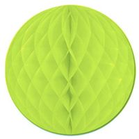 5" Lime Green Honeycomb Ball