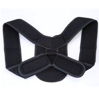 Aizhi Posture Corrector Brace for Children, Teenagers & Adults, Black (L)
