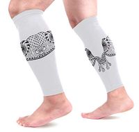 LEVEIS Animal Black and White Line Frog Arm Sleeves UV Protection for Men Women Sunblock Protective Gloves Running Golf Cycling Driving Long Arm Cover 1 Pair