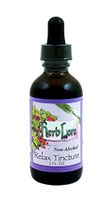 Relax Tincture - Non Alcohol - 2 Ounce - Natural Anxiety Relief and Stress Relief Liquid Supplement for Kids and Adults - Herb Lore