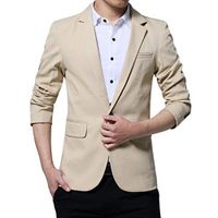BBT-Shop Men's Suit Jacket Blazer New Style Coats One Button Charm Business Coats Sweater Blouse Long Sleeve Tailcoat Overcoat Top Praty Suit Pant Set Fashion Autumn Winter Coat Outwear