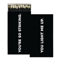 HomArt Large Decorative Striking Candle and Fireplace Wood Matches (Set of 10)