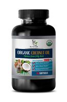 Immune System Booster for Women - Medium Chain Fatty ACIDS - Coconut Oil Organic 2000 MG - Coconut Oil Extra Virgin Organic - 1 Bottle 60 Softgels