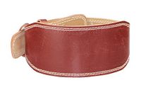 Nachvorn Cowhide Weightlifting Belts for Men and Women, Adjustable with Buckle, Back Support for Lifting, Brown M