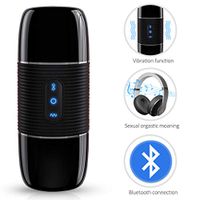 Bluetooth Connection Automatic Piston Cup Sucking Electronic Rotating Massage Cup Sexy Underwear for Men Pocket Puss-ey Stroker, USB Charging Pussy Male ibration Toys for Men Wonderful Gifts