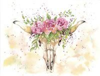 Country cards, Blank Artistic Watercolor Cards, with Envelopes - Easter Celebration!