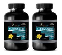 antioxidant and Immunity - ST. John's Wort 475MG Extract - Dietary Supplements - Gingko biloba Extract Powder - 2 Bottles (120 Capsules)