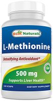 Best Naturals L-Methionine 500 mg 120 Veggie Capsules