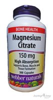 webber naturals Magnesium Citrate 150 mg - 300 Capsules