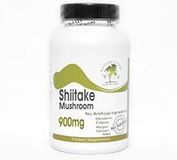 Shiitake Mushroom 900mg ~ 90 Capsules - No Additives ~ Naturetition Supplements
