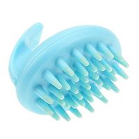 Vinerstar Electric Scalp Massager for Hair Growth, Electric Cute Rabbit Head Massager Shampoo Massage Comb Scalp Massager Vibrating Brush (Blue)