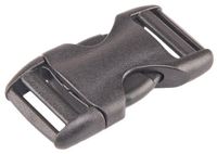 YKK 10-1 Inch Flat Heavy Duty Dual Adjustable Side Release Plastic Buckles