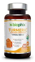 *Flash Sale* Organic Turmeric Curcumin 1000 mg 60 Vcaps with BioPerine - Free Vitamin C-1000 - Powerful Anti-Inflammatory |Joint Health | Antioxidant Support | Immune Boost