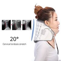 ZFAZF Neck Cervical Traction Device, Neck Protector Support, Inflatable & Adjustable Pain Relief Physical Therapy for Chronic Neck and Shoulder Pain