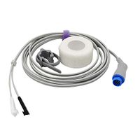 Compatible Nihon Kohden Spo2 Sensor Multi-Y 9.8 ft 10 Pin Connector