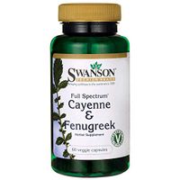 Swanson Full Spectrum Cayenne & Fenugreek 60 Veg Capsules