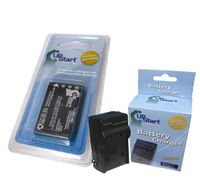 Replacement for HP Photosmart R507 Battery and Charger - Compatible with HP L1812A Digital Camera Batteries and Chargers (1200mAh 3.7V Lithium-Ion)