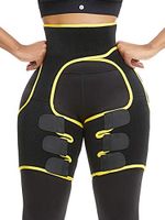 Neoprene Thigh Support Braces Adjustable Thigh Shaper High Compression Slimmers Exercise Wraps for Men and Women