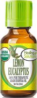 Organic Lemon Eucalyptus Essential Oil (100% Pure - USDA Certified Organic) Best Therapeutic Grade Essential Oil - 30ml