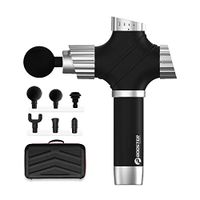 PERFORMANCE GURU Electric Massage Gun Professional Handheld Percussion Massager for Full Body Muscle Recovery and Pain Relief Quiet 35-50dB(A2-Black)
