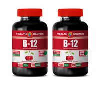 Weight Management Supplements for Women - B12 METHYLCOBALAMIN 1000MCG - Natural Cherry Flavor - Fast Dissolve - Vitamin b12 for Weight Loss - 2 Bottles (240 Tabs)