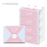 Elliot Jonah Ultra Soft Tissues - Home Facial Tissues C Fold Paper Towel 100 Folds/Pack, 4 Packs/Case 3-Ply Toilet Paper