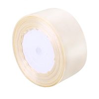 ULTNICE Solid Grosgrain Ribbon Gift Ribbon Curling Ribbon 4CM x 25M (Off-White Color)